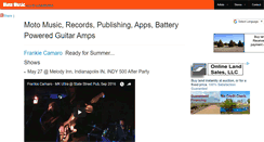 Desktop Screenshot of motomusic.com